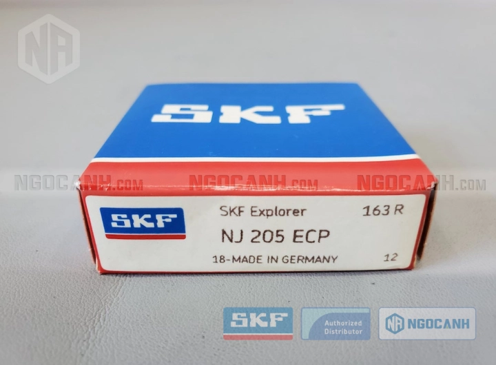 Vòng bi SKF NJ 205 ECP chính hãng phân phối bởi SKF Ngọc Anh - Đại lý ủy quyền SKF