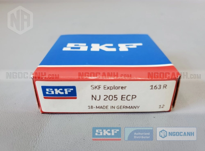 Vòng bi SKF NJ 205 ECP chính hãng phân phối bởi SKF Ngọc Anh - Đại lý ủy quyền SKF Vòng bi SKF NJ 205 ECP chính hãng phân phối bởi SKF Ngọc Anh - Đại lý ủy quyền SKF