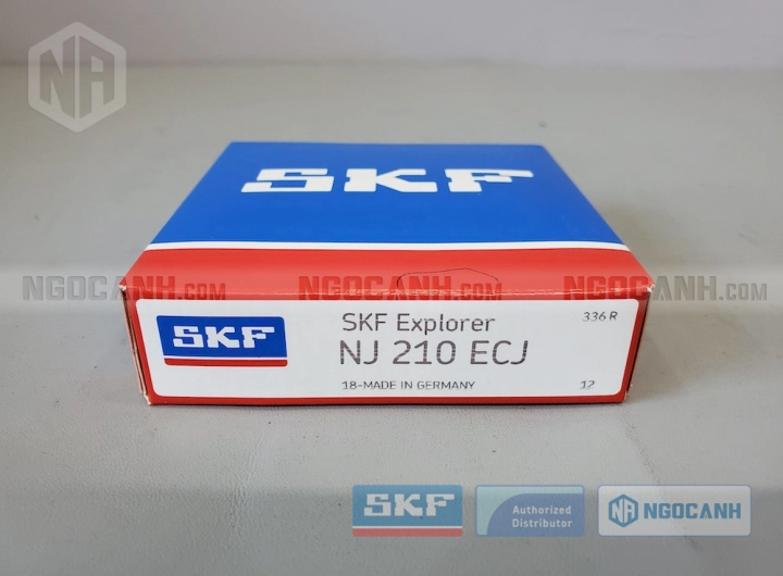 Vòng bi SKF NJ 210 ECJ chính hãng phân phối bởi SKF Ngọc Anh - Đại lý ủy quyền SKF