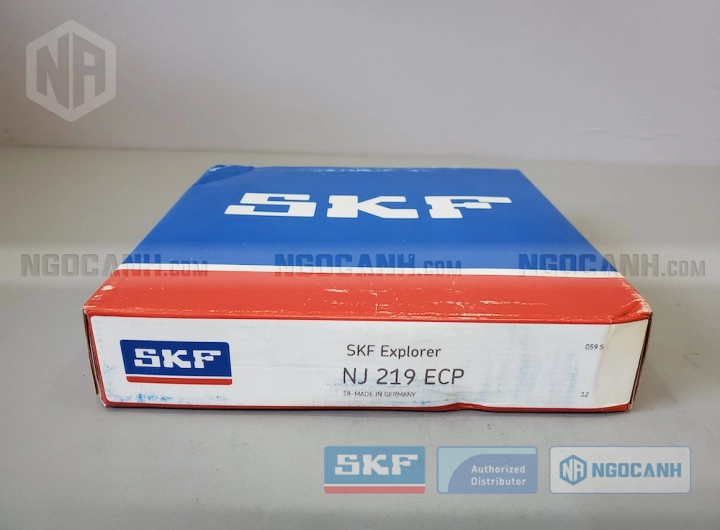 Vòng bi SKF NJ 219 ECP chính hãng phân phối bởi SKF Ngọc Anh - Đại lý ủy quyền SKF