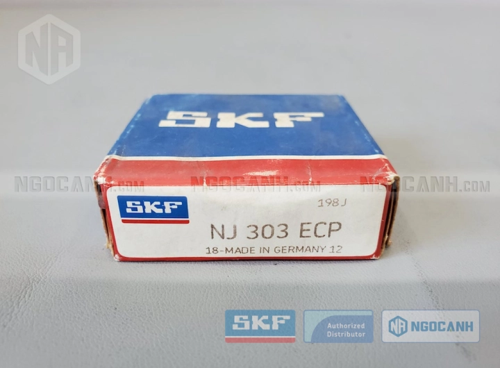 Vòng bi SKF NJ 303 ECP chính hãng phân phối bởi SKF Ngọc Anh - Đại lý ủy quyền SKF