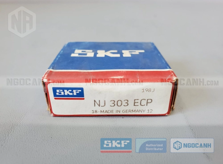 Vòng bi SKF NJ 303 ECP chính hãng phân phối bởi SKF Ngọc Anh - Đại lý ủy quyền SKF Vòng bi SKF NJ 303 ECP chính hãng phân phối bởi SKF Ngọc Anh - Đại lý ủy quyền SKF