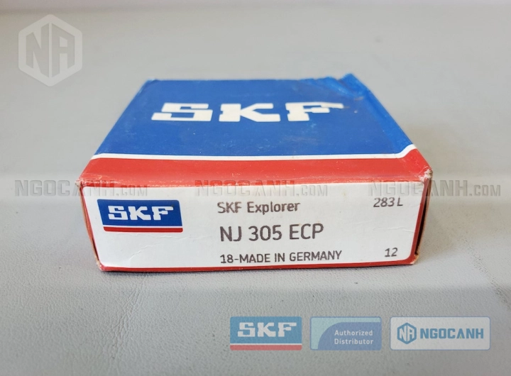 Vòng bi SKF NJ 305 ECP chính hãng phân phối bởi SKF Ngọc Anh - Đại lý ủy quyền SKF