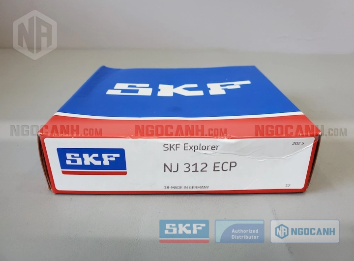 Vòng bi SKF NJ 312 ECP chính hãng phân phối bởi SKF Ngọc Anh - Đại lý ủy quyền SKF