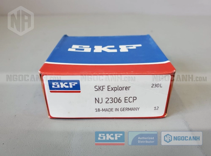 Vòng bi SKF NJ 2306 ECP chính hãng phân phối bởi SKF Ngọc Anh - Đại lý ủy quyền SKF