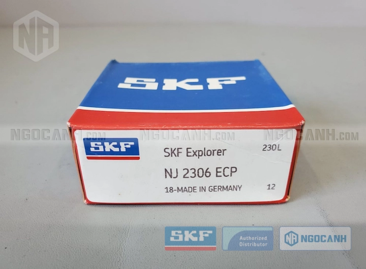Vòng bi SKF NJ 2306 ECP chính hãng phân phối bởi SKF Ngọc Anh - Đại lý ủy quyền SKF Vòng bi SKF NJ 2306 ECP chính hãng phân phối bởi SKF Ngọc Anh - Đại lý ủy quyền SKF