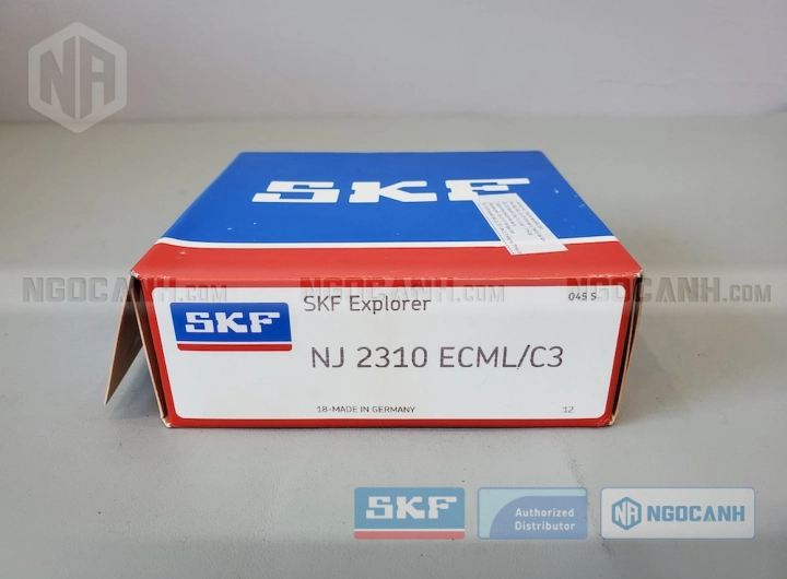 Vòng bi SKF NJ 2310 ECML/C3 chính hãng phân phối bởi SKF Ngọc Anh - Đại lý ủy quyền SKF