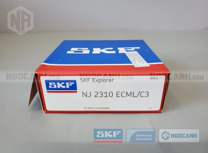 Vòng bi SKF NJ 2310 ECML/C3 chính hãng phân phối bởi SKF Ngọc Anh - Đại lý ủy quyền SKF Vòng bi SKF NJ 2310 ECML/C3 chính hãng phân phối bởi SKF Ngọc Anh - Đại lý ủy quyền SKF