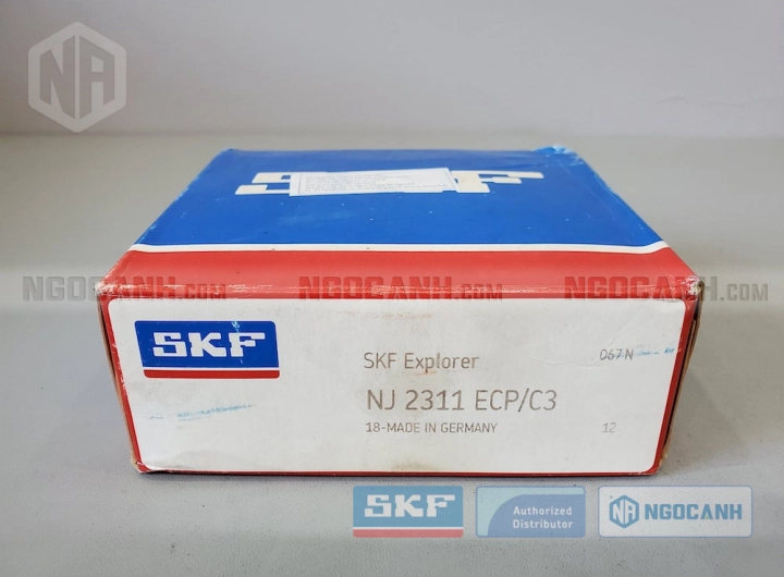 Vòng bi SKF NJ 2311 ECP/C3 chính hãng phân phối bởi SKF Ngọc Anh - Đại lý ủy quyền SKF