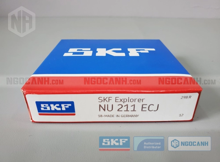 Vòng bi SKF NU 211 ECJ chính hãng phân phối bởi SKF Ngọc Anh - Đại lý ủy quyền SKF