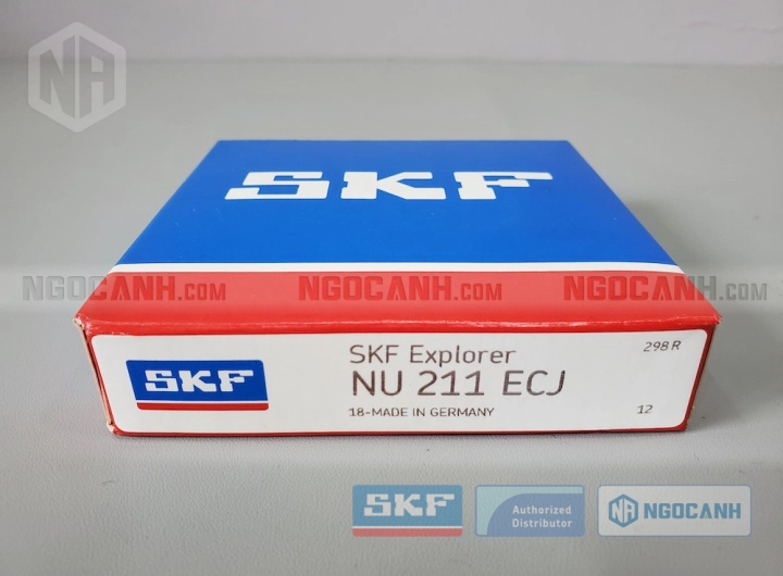 Vòng bi SKF NU 211 ECJ chính hãng phân phối bởi SKF Ngọc Anh - Đại lý ủy quyền SKF Vòng bi SKF NU 211 ECJ chính hãng phân phối bởi SKF Ngọc Anh - Đại lý ủy quyền SKF