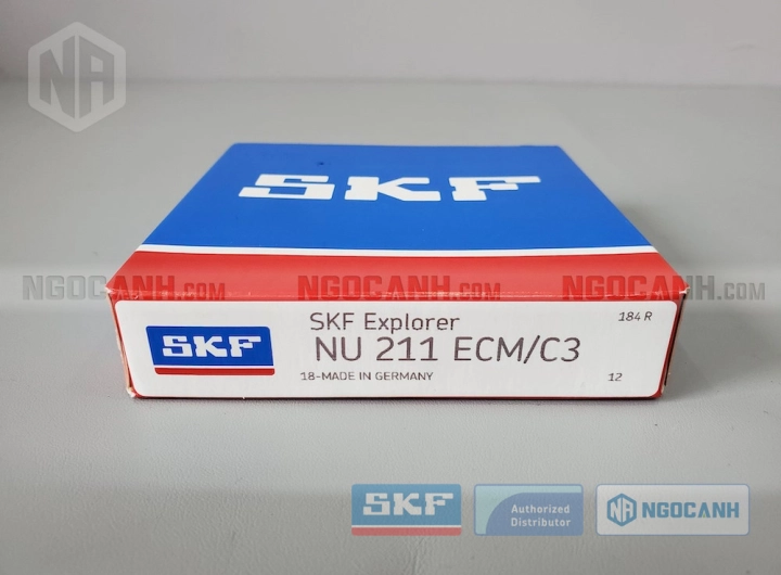 Vòng bi SKF NU 211 ECM/C3 chính hãng phân phối bởi SKF Ngọc Anh - Đại lý ủy quyền SKF Vòng bi SKF NU 211 ECM/C3 chính hãng phân phối bởi SKF Ngọc Anh - Đại lý ủy quyền SKF