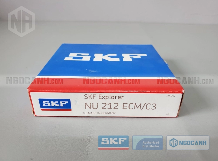 Vòng bi SKF NU 212 ECM/C3 chính hãng phân phối bởi SKF Ngọc Anh - Đại lý ủy quyền SKF