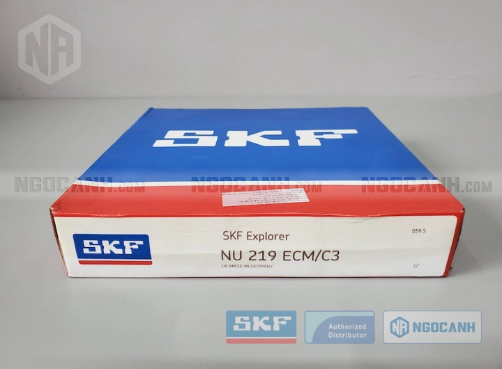 Vòng bi SKF NU 219 ECM/C3 chính hãng phân phối bởi SKF Ngọc Anh - Đại lý ủy quyền SKF Vòng bi SKF NU 219 ECM/C3 chính hãng phân phối bởi SKF Ngọc Anh - Đại lý ủy quyền SKF
