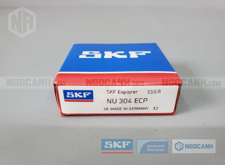 Vòng bi SKF NU 304 ECP chính hãng phân phối bởi SKF Ngọc Anh - Đại lý ủy quyền SKF