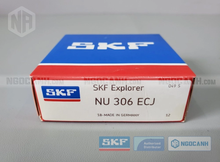 Vòng bi SKF NU 306 ECJ chính hãng phân phối bởi SKF Ngọc Anh - Đại lý ủy quyền SKF