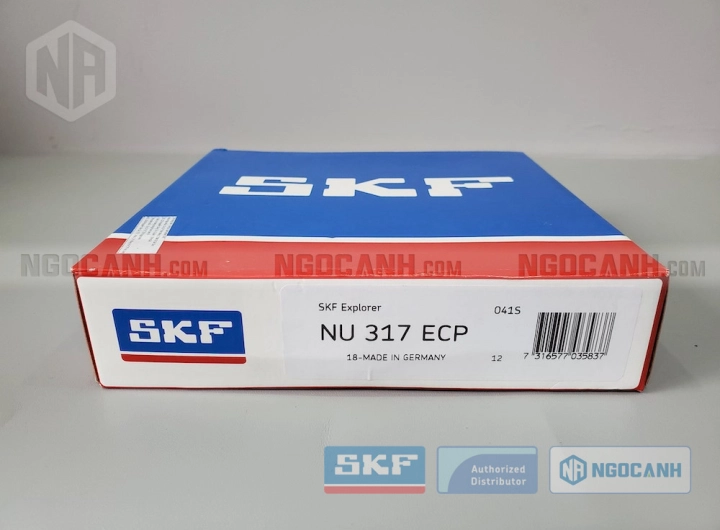Vòng bi SKF NU 317 ECP chính hãng phân phối bởi SKF Ngọc Anh - Đại lý ủy quyền SKF Vòng bi SKF NU 317 ECP chính hãng phân phối bởi SKF Ngọc Anh - Đại lý ủy quyền SKF
