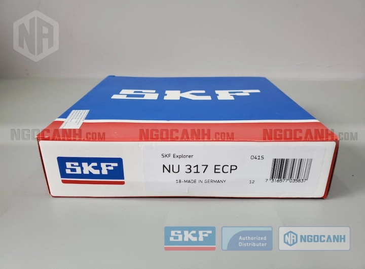 Vòng bi SKF NU 317 ECP chính hãng phân phối bởi SKF Ngọc Anh - Đại lý ủy quyền SKF