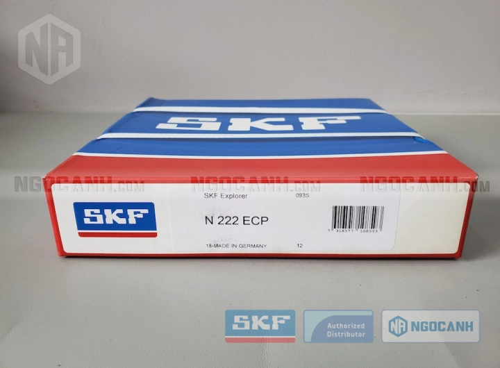 Vòng bi SKF N 222 ECP chính hãng phân phối bởi SKF Ngọc Anh - Đại lý ủy quyền SKF Vòng bi SKF N 222 ECP chính hãng phân phối bởi SKF Ngọc Anh - Đại lý ủy quyền SKF