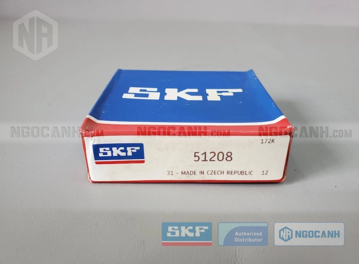 Vòng bi SKF 51208 chính hãng phân phối bởi SKF Ngọc Anh - Đại lý ủy quyền SKF