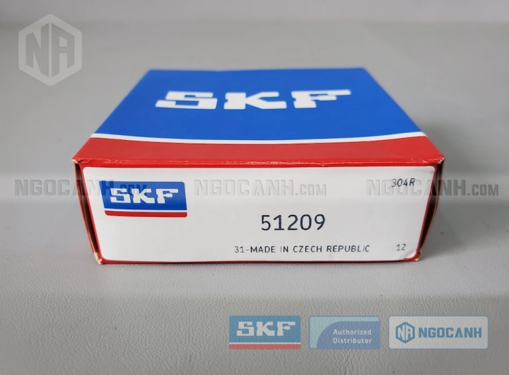 Vòng bi SKF 51209 chính hãng phân phối bởi SKF Ngọc Anh - Đại lý ủy quyền SKF