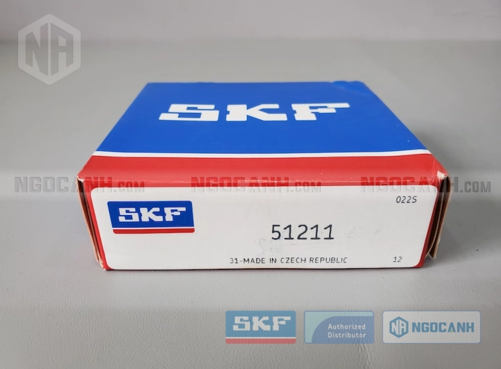 Vòng bi SKF 51211 chính hãng phân phối bởi SKF Ngọc Anh - Đại lý ủy quyền SKF