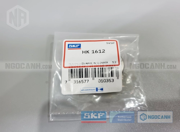 Vòng bi SKF HK 1612 chính hãng phân phối bởi SKF Ngọc Anh - Đại lý ủy quyền SKF