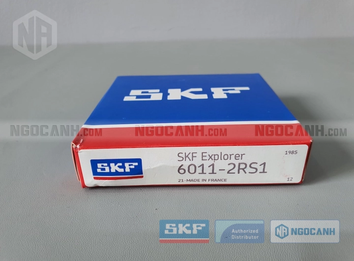 Vòng bi SKF 6011-2RS1 chính hãng phân phối bởi SKF Ngọc Anh - Đại lý ủy quyền SKF