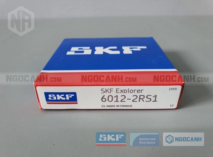 Vòng bi SKF 6012-2RS1 chính hãng phân phối bởi SKF Ngọc Anh - Đại lý ủy quyền SKF