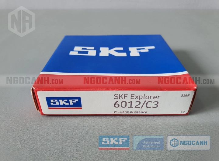 Vòng bi SKF 6012/C3 chính hãng phân phối bởi SKF Ngọc Anh - Đại lý ủy quyền SKF