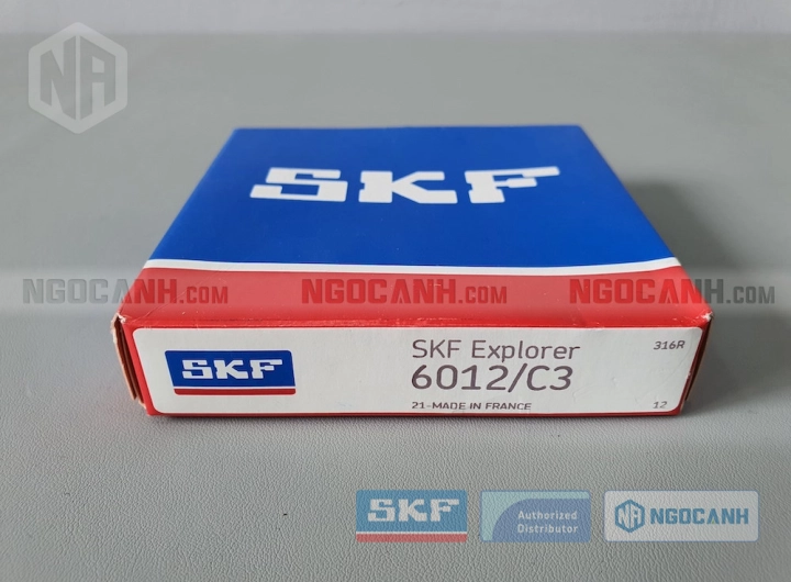 Vòng bi SKF 6012/C3 chính hãng phân phối bởi SKF Ngọc Anh - Đại lý ủy quyền SKF Vòng bi SKF 6012/C3 chính hãng phân phối bởi SKF Ngọc Anh - Đại lý ủy quyền SKF