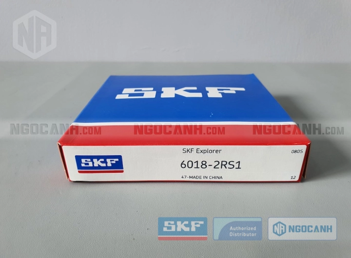 Vòng bi SKF 6018-2RS1 chính hãng phân phối bởi SKF Ngọc Anh - Đại lý ủy quyền SKF