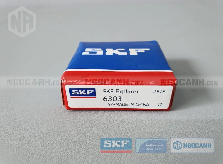 Vòng bi SKF 6303 chính hãng phân phối bởi SKF Ngọc Anh - Đại lý ủy quyền SKF