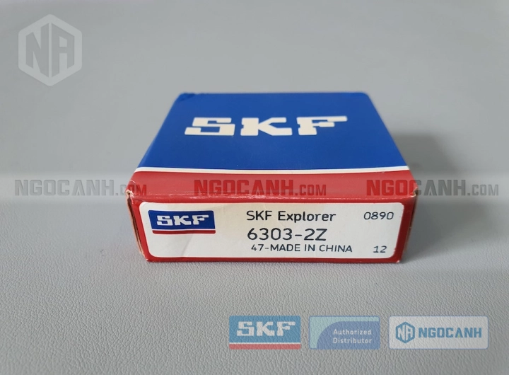Vòng bi SKF 6303-2Z chính hãng phân phối bởi SKF Ngọc Anh - Đại lý ủy quyền SKF