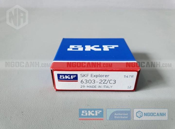 Vòng bi SKF 6303-2Z/C3 chính hãng phân phối bởi SKF Ngọc Anh - Đại lý ủy quyền SKF