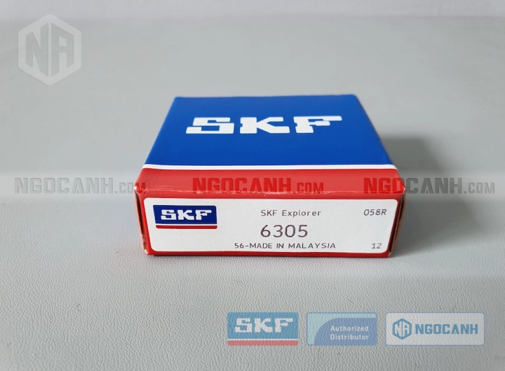 Vòng bi SKF 6305 chính hãng phân phối bởi SKF Ngọc Anh - Đại lý ủy quyền SKF