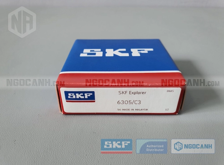 Vòng bi SKF 6305/C3 chính hãng phân phối bởi SKF Ngọc Anh - Đại lý ủy quyền SKF