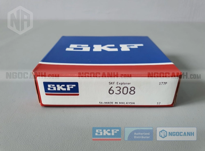 Vòng bi SKF 6308 chính hãng phân phối bởi SKF Ngọc Anh - Đại lý ủy quyền SKF