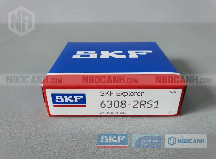 Vòng bi SKF 6308-2RS1 chính hãng phân phối bởi SKF Ngọc Anh - Đại lý ủy quyền SKF