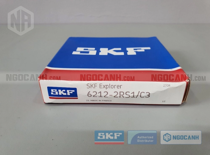 Vòng bi SKF 6212-2RS1/C3 chính hãng phân phối bởi SKF Ngọc Anh - Đại lý ủy quyền SKF