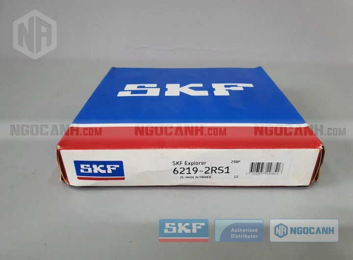 Vòng bi SKF 6219-2RS1 chính hãng phân phối bởi SKF Ngọc Anh - Đại lý ủy quyền SKF