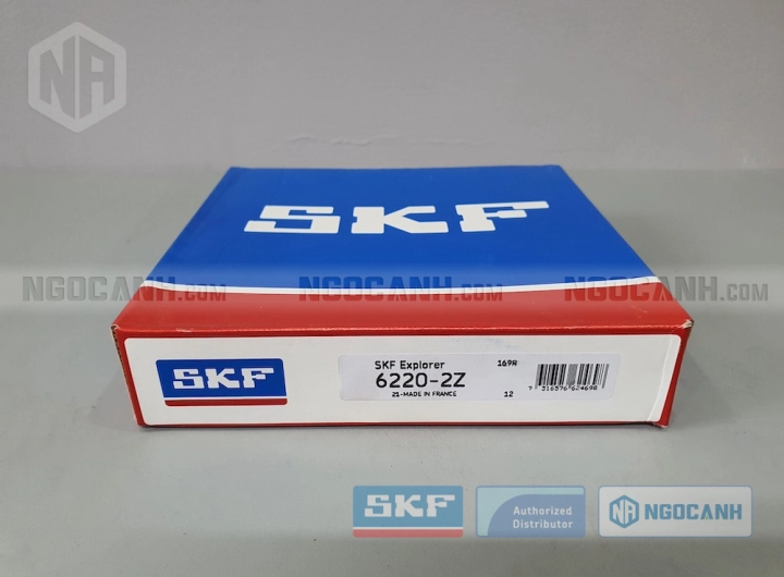 Vòng bi SKF 6220-2Z chính hãng phân phối bởi SKF Ngọc Anh - Đại lý ủy quyền SKF Vòng bi SKF 6220-2Z chính hãng phân phối bởi SKF Ngọc Anh - Đại lý ủy quyền SKF
