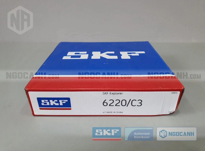 Vòng bi SKF 6220/C3 chính hãng phân phối bởi SKF Ngọc Anh - Đại lý ủy quyền SKF