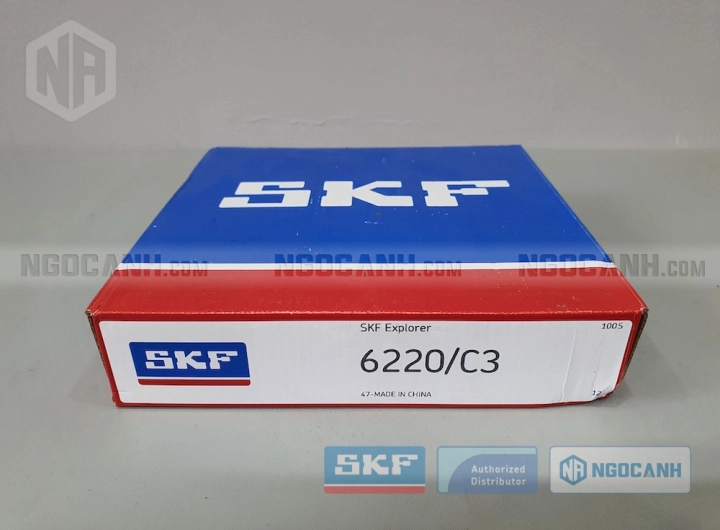 Vòng bi SKF 6220/C3 chính hãng phân phối bởi SKF Ngọc Anh - Đại lý ủy quyền SKF Vòng bi SKF 6220/C3 chính hãng phân phối bởi SKF Ngọc Anh - Đại lý ủy quyền SKF