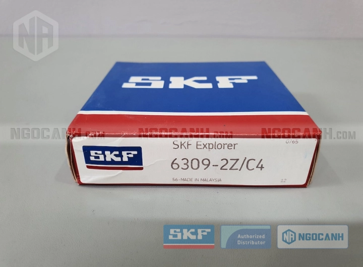 Vòng bi SKF 6309-2Z/C4 chính hãng phân phối bởi SKF Ngọc Anh - Đại lý ủy quyền SKF Vòng bi SKF 6309-2Z/C4 chính hãng phân phối bởi SKF Ngọc Anh - Đại lý ủy quyền SKF