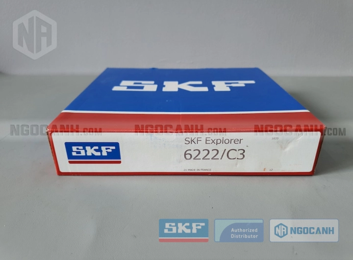 Vòng bi SKF 6222/C3 chính hãng phân phối bởi SKF Ngọc Anh - Đại lý ủy quyền SKF Vòng bi SKF 6222/C3 chính hãng phân phối bởi SKF Ngọc Anh - Đại lý ủy quyền SKF