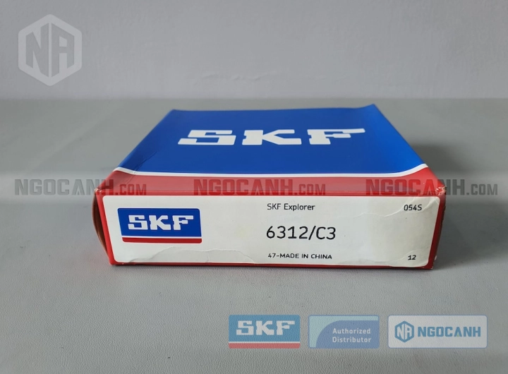 Vòng bi SKF 6312/C3 chính hãng phân phối bởi SKF Ngọc Anh - Đại lý ủy quyền SKF