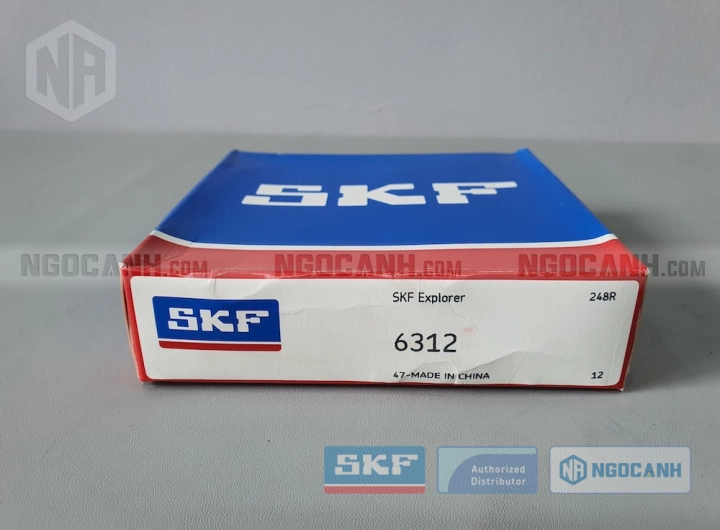 Vòng bi SKF 6312 chính hãng phân phối bởi SKF Ngọc Anh - Đại lý ủy quyền SKF