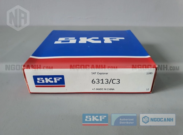 Vòng bi SKF 6313/C3 chính hãng phân phối bởi SKF Ngọc Anh - Đại lý ủy quyền SKF Vòng bi SKF 6313/C3 chính hãng phân phối bởi SKF Ngọc Anh - Đại lý ủy quyền SKF