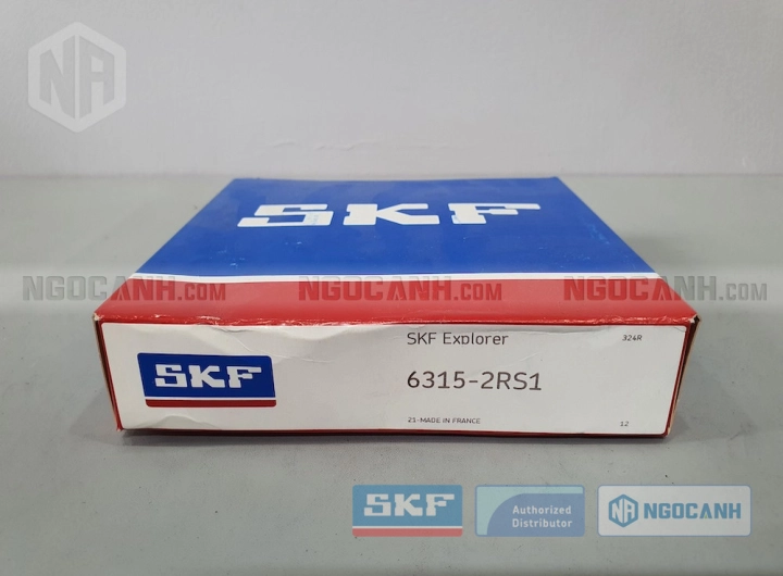 Vòng bi SKF 6315-2RS1 chính hãng phân phối bởi SKF Ngọc Anh - Đại lý ủy quyền SKF